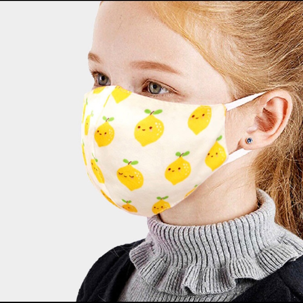 Kids Lemon Adjustable Mask